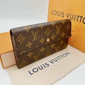 2762【外観未使用同様品】LOUIS VUITTON ルイヴィトン モノグラム ポルトフォイユ サラ 二つ折り財布 長財布 ウォレット M61734/SP1015