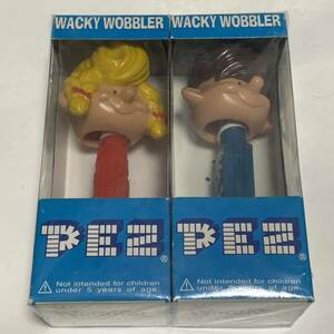 FUNKO ファンコ WACKY WOBBLER ワッキーワブラーボビングヘッド PEZ ペッツ 首振り フィギュア 2体セット 企業もの アメリカ雑貨