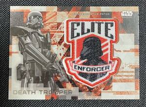 TOPPS STAR WARS ROGUE ONE BLASTER DEATH TROOPERS COMMEMORATIVE ELITE PATCH CARD #MP-DTE パッチワッペンカード