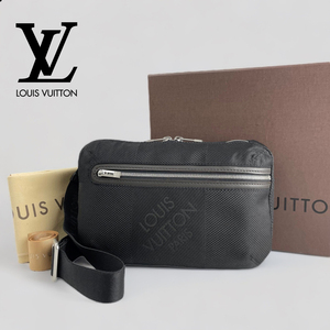 未使用■ルイ ヴィトン■ ダミエ ジェアン アルシェ ボディバッグ ノワール ヒップバッグ LOUIS VUITTON 