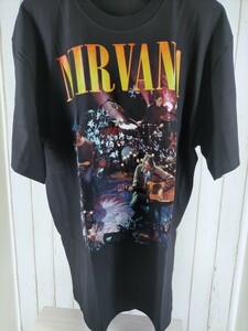 【激レア新品】NIRVANA●MTV unplugged liveカート・コバーンTシャツ●半袖XL●90sシングルステッチ●デッドストック●アンプラグドライブ