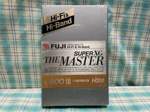 FUJI フジ Betamax ベータマックス SUPER XG THE MASTER H351 L-500 未開封新品生テープ （ベータ ビデオ テープ β）