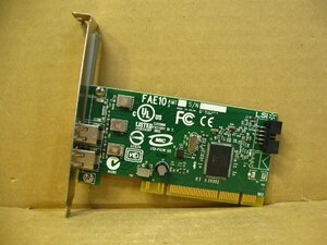 ▽LSI FAE10 デュアルポート FireWire400(IEEE1394) 増設カード PCI 中古 DELL CN-0H924H