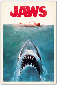 ワンランク上のカッコイーを目指すあなたに！アメリカン アートポスター JAWS (2382) SF映画 ムービー ジョーズ スピルバーグ 作品