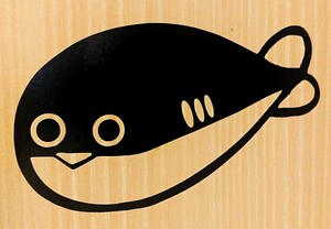 サカバンバスピスカッティングステッカー　古代魚　サカバンバスピス