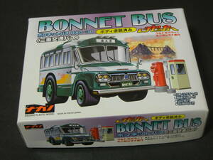 ナガノ　チビッカー　ボンネットバス BXD-30 三重交通バス （ミニゼンマイ走行）BONNET BUS プラモデル　模型（送料220円～） 