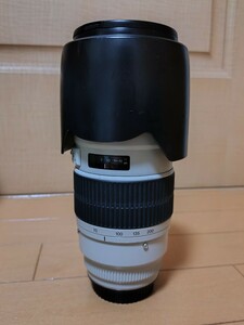 【動作確認済・美品】Canon EF 70-200mm F2.8 L USM　レンズフード・フロントキャップ・リアキャップ付　キヤノン　白レンズ