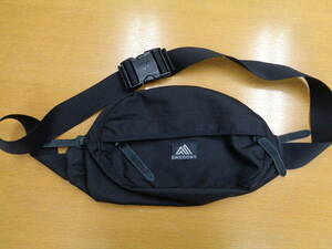 USED グレゴリー クラシック ウエストバッグ ボディバッグ バリスティックナイロン A5 8L GREGORY TAILMATE－S BLACK