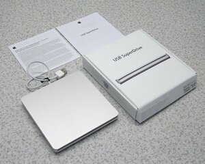 ■10台入荷 Apple/アップル USB SuperDrive A1379（MD564ZM/A) ノートPC専用DVDマルチドライブ 箱付き美品！