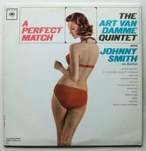 ◆ ART VAN DAMME Quintet with JOHNNY SMITH / A Perfect Match ◆ Columbia CL 2013 (2eye) ◆