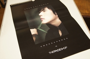 クォン・サンウ　2006年　THE FACE SHOP ポスターカレンダー