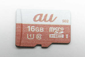 16GB microSDHC I カード　au