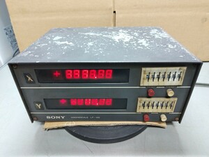 SONY／ソニー　デジタルカウンター　LF-100　２軸用　通電確認　要整備／部品取り　中古