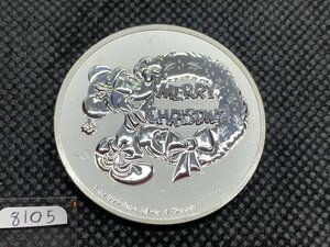 31.1グラム 2021年 (新品) ニウエ「ミッキーマウス・クリスマス」純銀 1オンス 銀貨