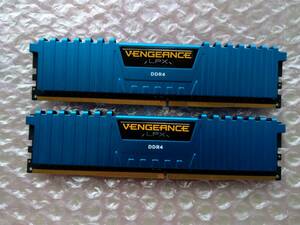 Corsair VENGEANCE LPX PC4-24000/DDR4-3000、8GB×2枚=計16GB分、288pin