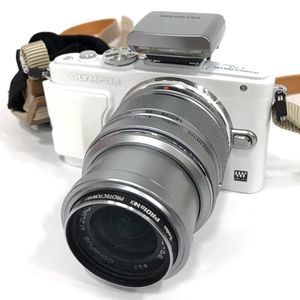 OLYMPUS PEN Lite E-PL6 M.ZUIKO DIGITAL 14-42mm 1:3.5-5.6 ミラーレス一眼カメラ レンズ QR051-239