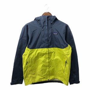 patagonia パタゴニア トレントシェルジャケット アウトドア グリーン (レディース Ｍ) 中古 古着 Q1417