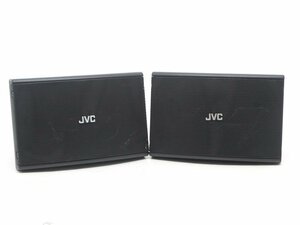 中古　JVCケンウッド(ビクター) コンパクトスピーカー 黒色 PS-S224B　2個セット　送料無料