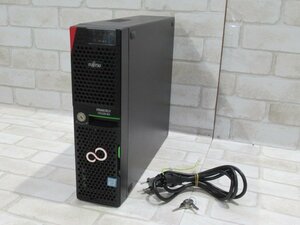 ▲12017 Ω 新TTPC 0995m 保証有 富士通 PRIMERGY TX1320 M3【 Xeon E3-1220 v6 3.0GHz / 600GB SAS 2.5インチ×3 / 16.0GB / OS 無 】鍵付