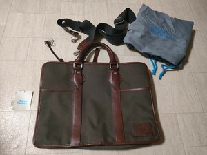 新品同様　袋、タグ付き　日本製　　Vivienne Westwood MAN/ヴィヴィアンウエストウッド マン 2WAY ビジネスバッグ 肩掛け ブリーフケース 
