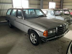 昭和57年式 W123 ベンツ ワゴン 300TDT ウェスタン自動車 トヨタ名機1JZ搭載 部品取り レストアベース 