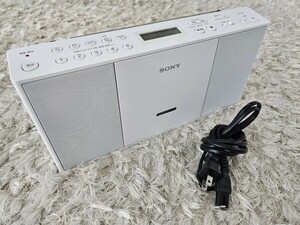 【送料込】数回の使用 SONY パーソナルオーディオシステムZS -E30 17年製 ホワイト