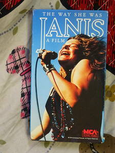 VHS THE WAY SHE WAS JANIS A FILM ジャニス・ジョプリン