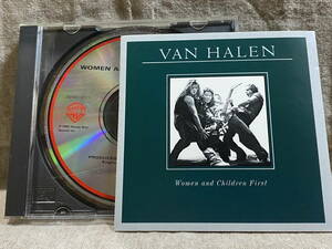 VAN HALEN - WOMEN AND CHILDREN FIRST 32XD-677 国内初版 日本盤