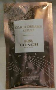 COACH DREAMS sunset 1.2ml コーチ ドリームス オードパルファム サンセット 香水