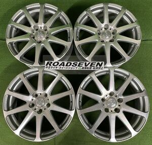 ★Team Sparco チームスパルコ ENKEI製 17インチ 114.3/5H ★17×7J +53 PCD114.3 5穴 ハブ径:約73mm 4本Set 中古アルミ ★送料無料