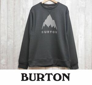 【新品:SALE】24 BURTON OAK PULLOVER CREW - Lサイズ - True Black Heather 正規品 速乾 トレーナー スノーボード パーカー