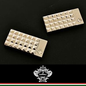 1628★オロビアンコ★カフス★シルバー★カフスボタン～カフリンクス★イタリアンファッション～Orobianco★本物★新品 