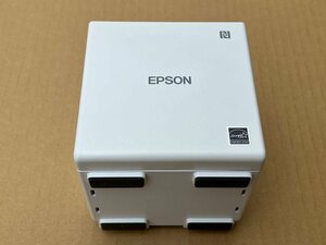 清掃点検済★EPSON TM-m10 レシートプリンター★紙送り量0.4km以内★外観良い★AC有り、紙無し★MODEL M332B TM10UE621（有線LAN+USB対応）