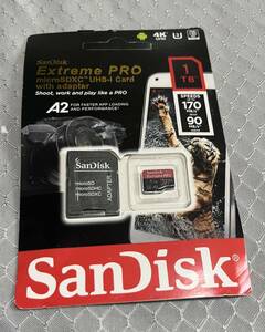 未開封新品　SanDisk サンディスク マイクロSD 1TB海外パッケージ
