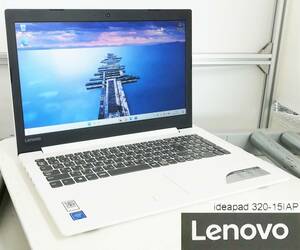 Lenovo ideapad 320-15IAP Celeron N3350 メモリ8GB 新品SSD256GB Windows11 Home DVDマルチ Bluetooth Webカメラ【H24042615】