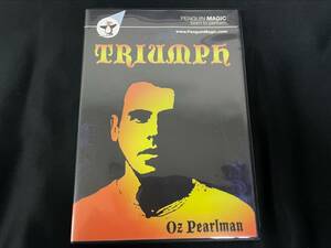 【D303】TRIUMPH　トライアンフ　OZ Pearlman　オズ・パールマン　カード　トランプ　DVD　クロースアップ　マジック　手品