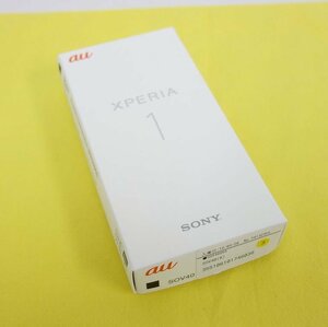 未使用 新品 SIMロック解除済み SONY XPERIA 1 SOV40 ブラック au 利用制限○ インボイス可 送料無料 【T04-120-0415】47清P