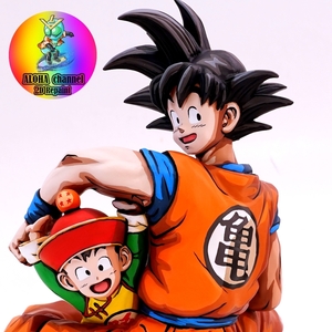 ドラゴンボール 孫悟空 孫悟飯 フィギュア フルリペイント 2D 二次元塗装 2次元彩色 一番くじ EX 地球を守る戦士たち DRAGON BALL