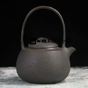 茶道具★新品★ ★老鉄瓶 素肌鉄瓶 未塗装鉄器 提梁壺 対応 鉄やかん 鉄分補給 鉄びん