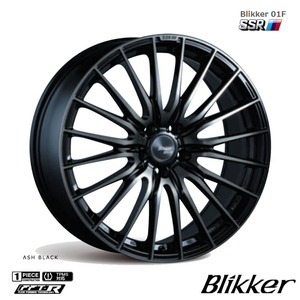 送料無料 SSR Blikker 01F BLACK EDITION 8.5J-19 +38 5H-114.3 (19インチ) 5H114.3 8.5J+38【4本セット 新品】