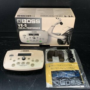 BOSS ボス VE-5 VOCAL PERFORMER ボーカルパフォーマー 元箱/取扱説明書他セット★簡易検査品