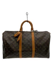 LOUIS VUITTON◆キーポル50_モノグラム・キャンバス_BRW/PVC/BRW