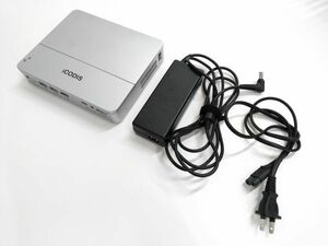 ▲ iCODIS PORTABLE PROJECTOR ポータブルプロジェクター RD-813 小型プロジェクター 10000mAh シルバー 0425B-4 @80 ▲