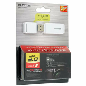 ELECOM エレコム USB3.0対応メモリカードリーダ MR3-D011WH USB 34in1 ホワイト [管理:1000015815]