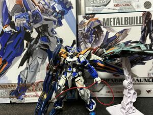 METAL BUILD ガンダムアストレイブルーフレーム セカンドリバイ ローエングリンランチャー スナイパーパック