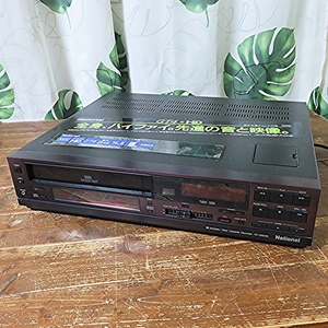 National 松下電器 NV-870HD リモコンなし 1984年 Hi-Fiマックロード 不通電 ジャンク品 部品取り 映像機器 昭和レトロ VHS ビデオデッキ