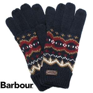 バブアー Barbour グローブ 手袋 メンズ ニット MGL0128 RE75 新品