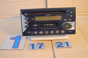 KL-551-1 ☆トヨタ SCP11 プラッツ 純正 CD / カセットオーディオデッキ 08600-00005 PIONEER FH-M8346zt 