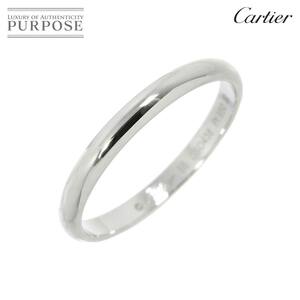 カルティエ Cartier 1895 クラシック バンド #56 リング 幅2.5mm Pt プラチナ 指輪 Classic Band Ring【証明書付き】 90227376