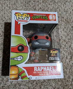 [Mint] Greyscale Raphael Funko Pop 61 | LE2000 TMNT Alamo City Exlcusive 海外 即決